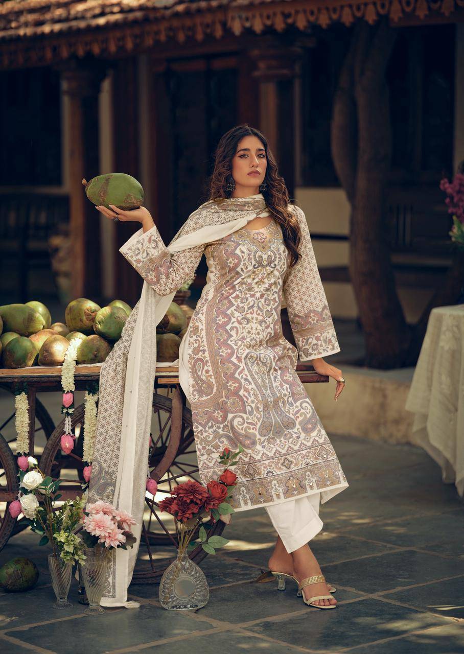  Tropical stories by SANNA FASHION 11173 To 11178 Series Beautiful Fancy Stylish Colourful casual wear Pure Milanz cottonDresses At Wholesale Price